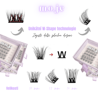V čem jsou m.o.j.e press on řasy jiné? - Moje