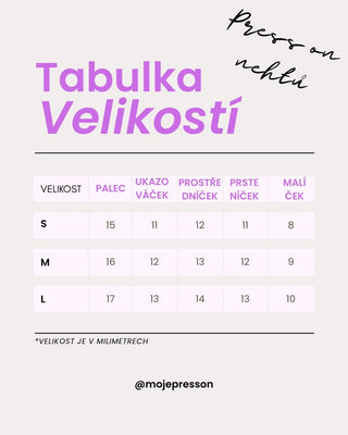 Gold impression - Press on nehty - Moje