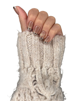 Gold impression - Press on nehty - Moje