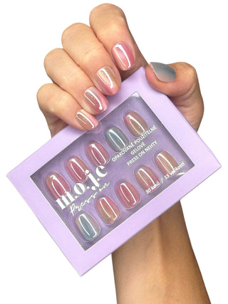 Press on nehty - Aura Glaze - Moje