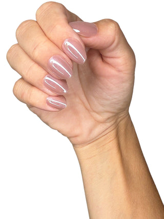 Press on nehty - Naked Glaze - Moje